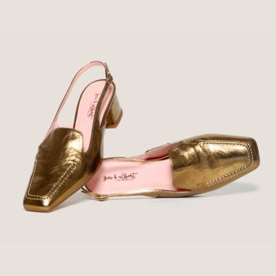 Lolo Slingback Loafer in Coin