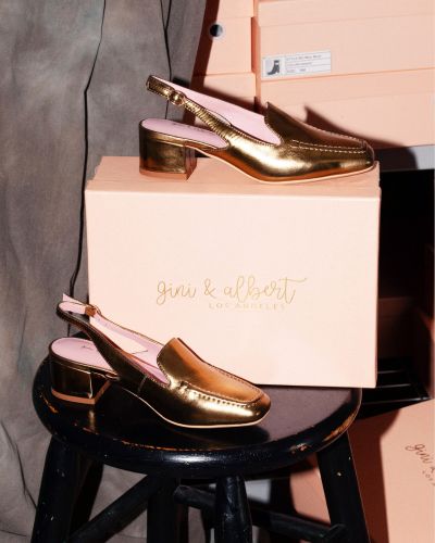 Lolo Slingback Loafer in Coin – Gini & Albert